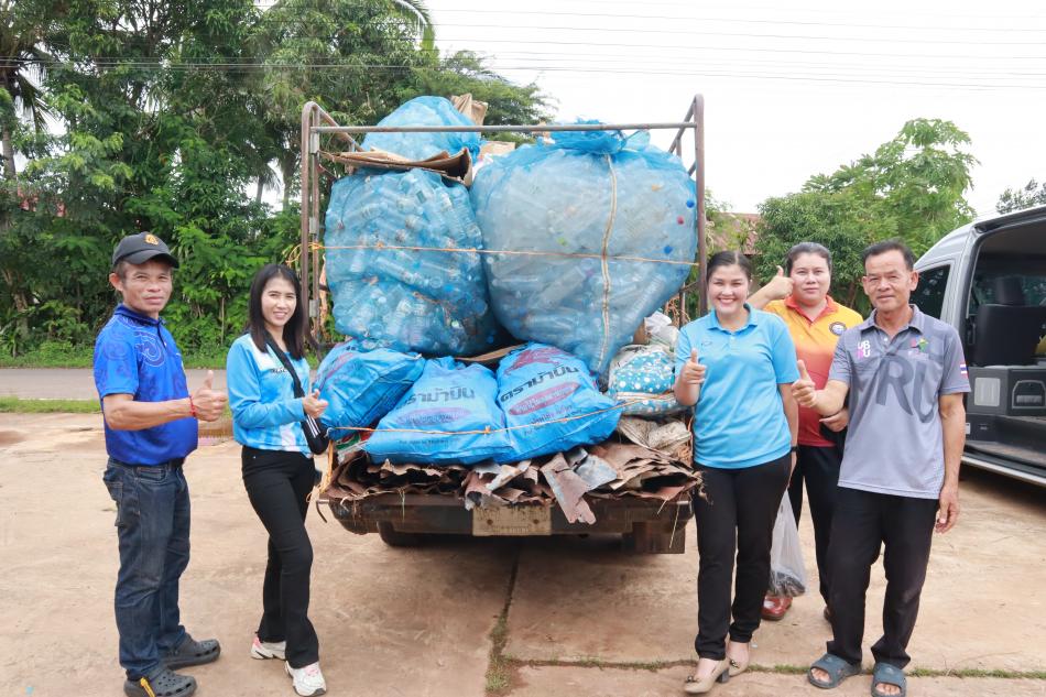 โครงการธนาคารขยะ ประจำเดือน สิงหาคม 2568 ในพื้นที่ บ้านหนองกอก บ้านนาหว้า บ้านโนนยานาง และบ้านโนนพะยอม