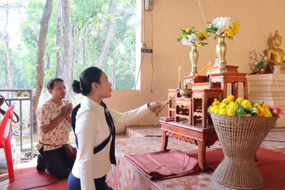 พิธีเปิดงานประเพณีสงกรานต์ตำบลหนองบัวฮี ประจำปี 2569