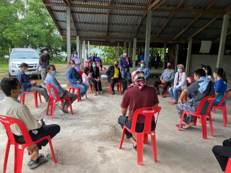 การประชุมหารือการจัดหาสถานที่เพื่อจัดตั้งศูนย์พักคอยภายในพื้นที่ตำบลหนองบัวฮี